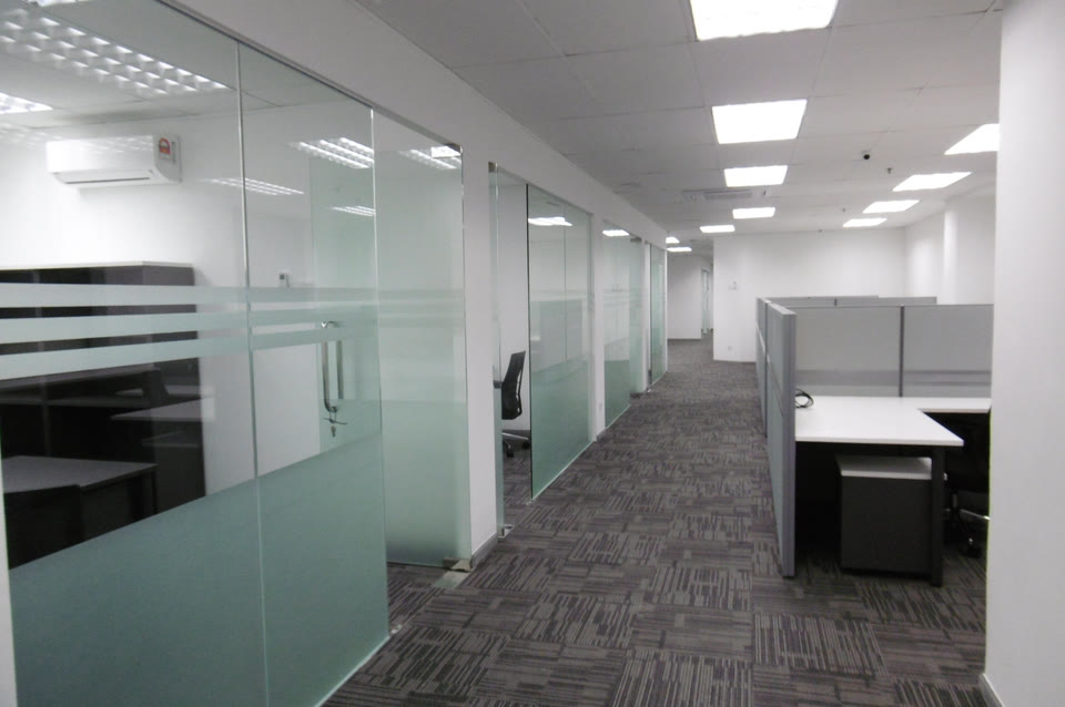 Charles Taylor - Workstation Corridor, ADL supplied completed project photograph.