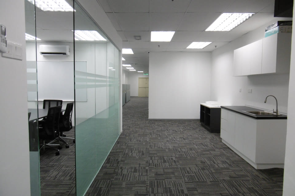 Charles Taylor - Office Corridor, ADL supplied completed project photograph.